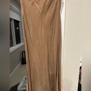 Slip skirt camel color size m